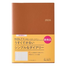 NOLTY Planner 2026 Weekly Trim Camel