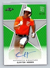 2020 Leaf Perfect Game National Showcase #BA-CH3 Clayton Hodges Green #/10