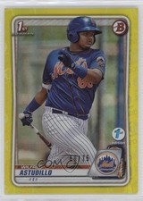 2020 Bowman 1st Edition Yellow Foil /75 Wilfred Astudillo #BFE-37 0c6