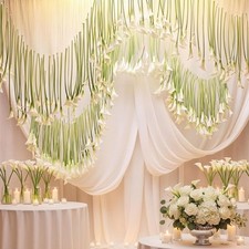 30 Pcs Wedding Calla Lily Hanging White Calla Lilies