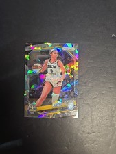 2025 Panini Prizm WNBA Angel Reese Cracked Ice Prizm #92 Chicago Sky