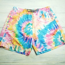 Boardies Men  s Large Spiral Tie Dye III Swim Short Trunks 5  Pockets