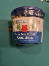 Learning Resources Three Bear Family Counters, Educational Counting and Sorting