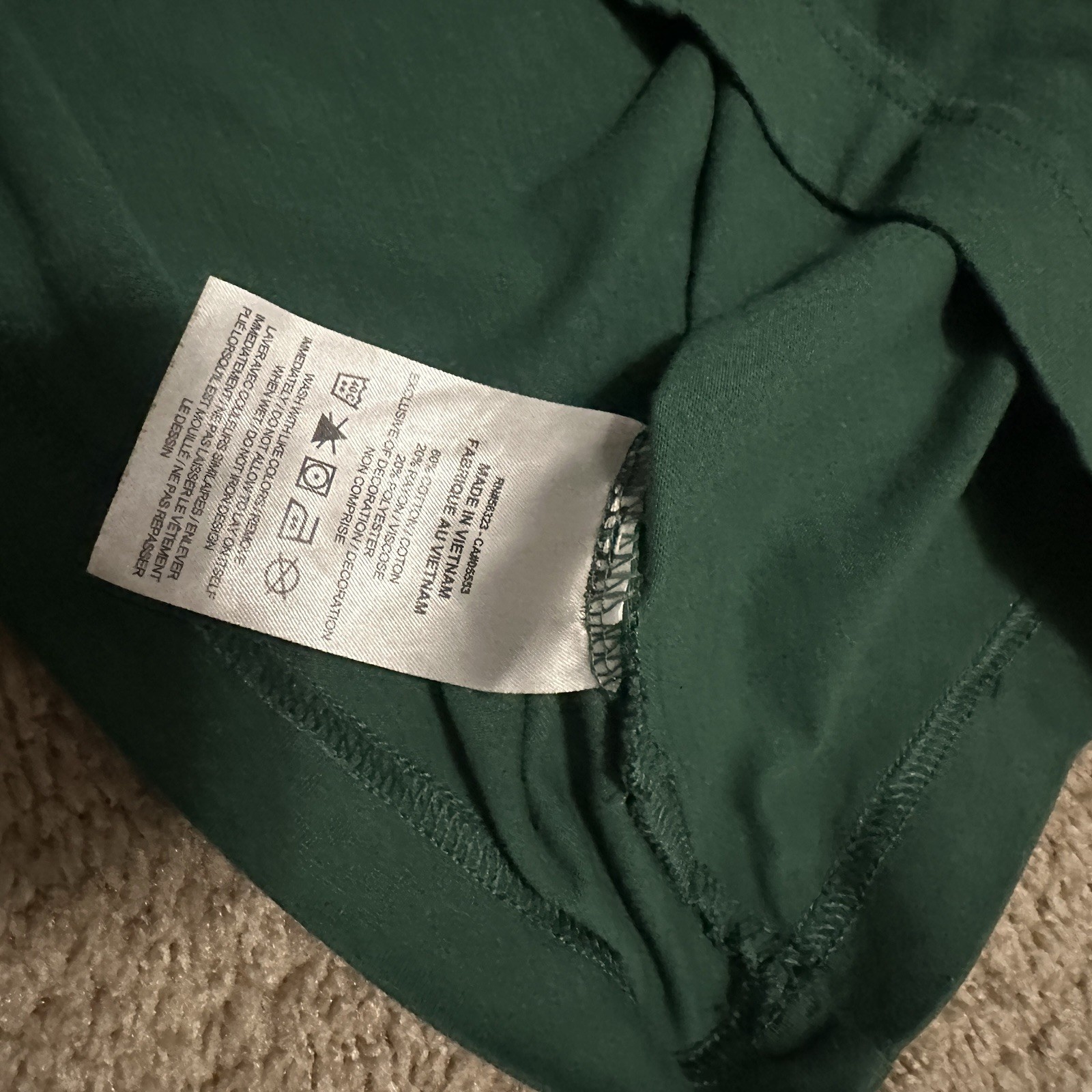 Baylor Bears Hoodie Mens Large Nike Pullover Bears Team Issued Football Green thumbnail 4