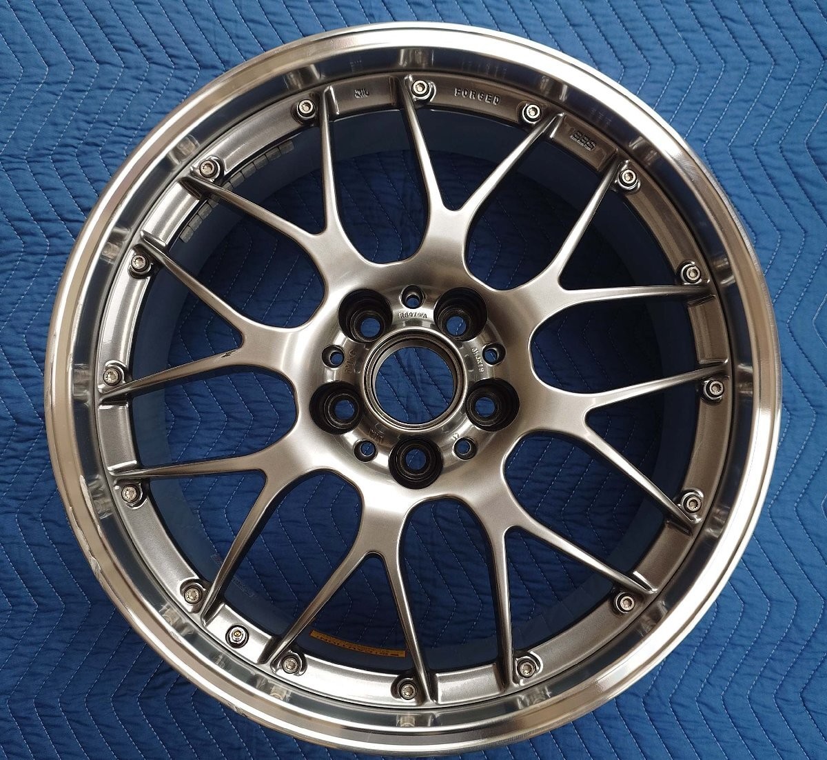 クラッチ　BBS ① JDM BBS RS-GT 1Book Diamond Black DB-SLD Part Number RS970 8.5J x