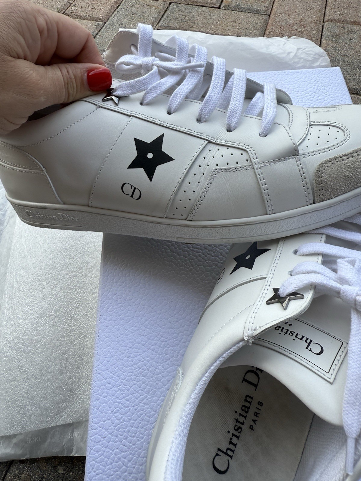 Christian Dior Women's Sneakers 38 / Dior Shoes Sz 38  / Dior Sneakers Sz 38