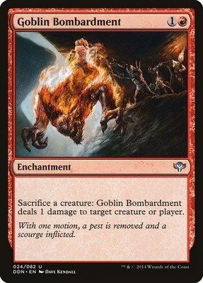 Goblin Bombardment NonFoil Duel Decks: Speed vs. Cunning 24 NM MTG