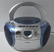 Philips Digital Tuner CD Radio Cassette Recorder NIB AZ1140 NEW