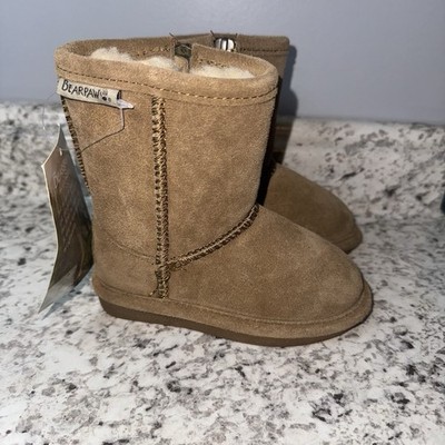 Bearpaw Toddler Size 7 Boots Tan NEW