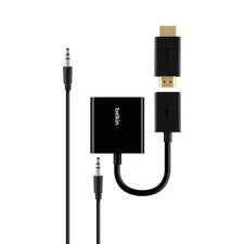 Belkin B2B137-BLK Universal HDMI to VGA Adapter with Audio – Brand New