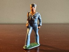 Vintage Barclay B51a 720 Sailor Blue Uniform, Long Stride, Bell Bottoms GOOD