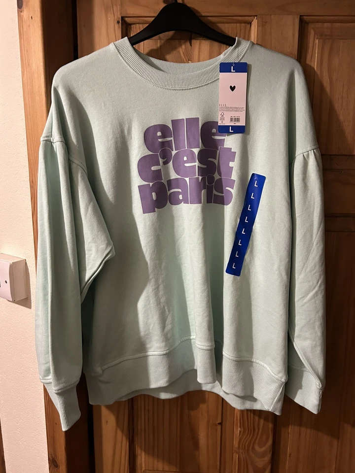 Par De Sudaderas Elle Como Nuevas Y Azul Real Talla L 16/18 - Imagen 3 de 4