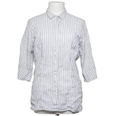 Jil Sander, Hemd, Größe: 38, Weiß/Blau/Beige, Streifen, Damen #3PW