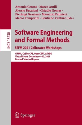 Software Engineering and Formal Methods. SEFM 2021 Collocated Workshops | Buch