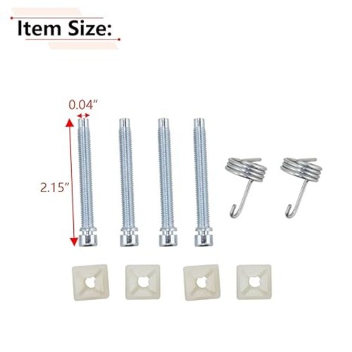 Headlight Adjuster Kit Screws Springs Compatible with Truck 1969 to 1973, for Bl - Picture 3 of 4