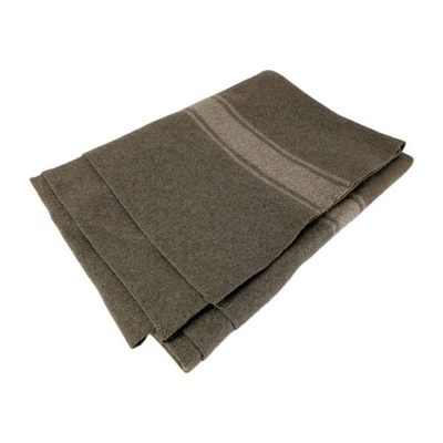 #ad #ad Vintage WW2 Italian Army Officer Heavy Wool Striped Blanket HEAVY 81x62 In $67.77