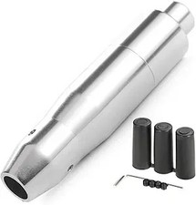 5 Long Weighted Gear Stick Shift Handle Automatic Push Button S Color Silver 5 Long Weighted Gear Stick Shift Handle Automatic Push Button S Color Silver