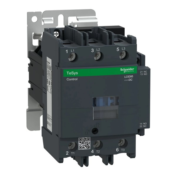 Schneider LC1D95BD Tesys D Contactor 3P 3NO 95A 25Kw 24V Dc Coil-image