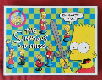 The Simpsons 3-D Chess  --  Schachspiel Schachfiguren Aktionfiguren Fanartikel