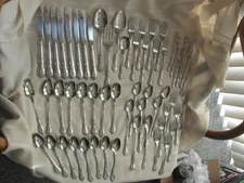 Oneida Mansion Hall Forks Soups Knives Ice Teas Cocktail Forks Teaspoons 60P