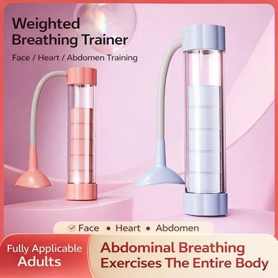 New Breathing Lung Exercise Trainer Improve Inhalation Exhalation Yoga Fitness