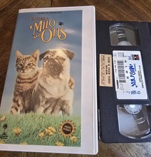 The Adventures of Milo and Otis VHS 1989 G Closed Caption Former Rental