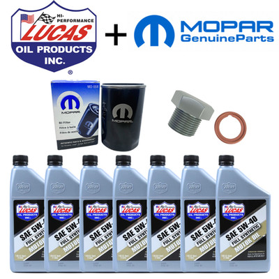 SERVICE KIT LUCAS 5W-40 7L ÖLFILTER ABLASSSCHRAUBE FÜR JEEP CHEROKEE KJ 2.5 2.8