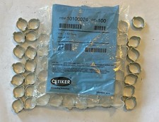 Lot Of 93 OETIKER 101-24 2-Ear Clamp Zinc Plated Steel 24mm