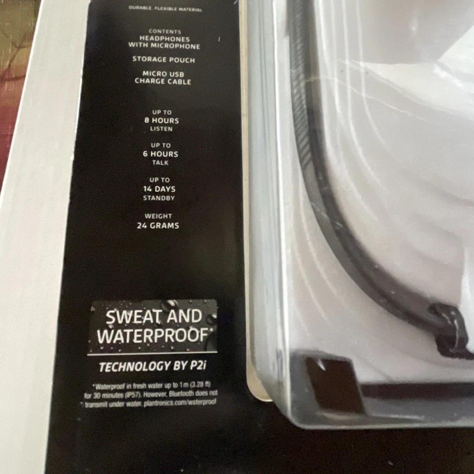 Auriculares deportivos inalámbricos Plantronics BackBeat FIT Bluetooth impermeables - Imagen 4 de 4