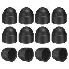 12pcs cable cover M5x8x10mm for nuts, black
