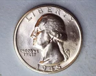 1945-D  Washington Quarter  BU  **326-6