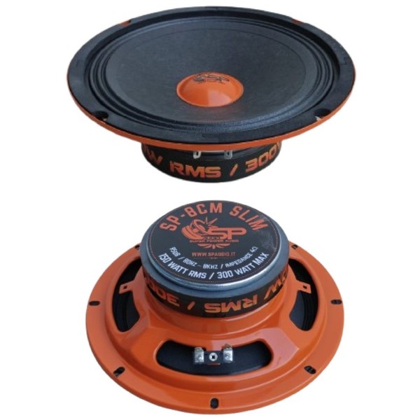 2 SP Audio SP8CM-SLIM Mittelton 20,00 Cm 150 Watt RMS TüR Portiere SporttüRen-image