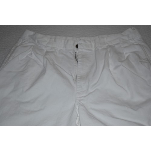 Brooks Brothers Shorts Mens Size 35 Chinos Khakis Golf White Pleated - Picture 2 of 6