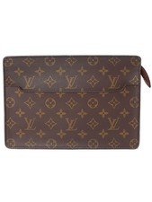 Louis Vuitton Monogram Leather Brown Pochette Homme Shoulder Bag