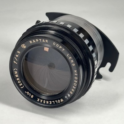 Wollensak Raptar Copy Lens 8 1/4