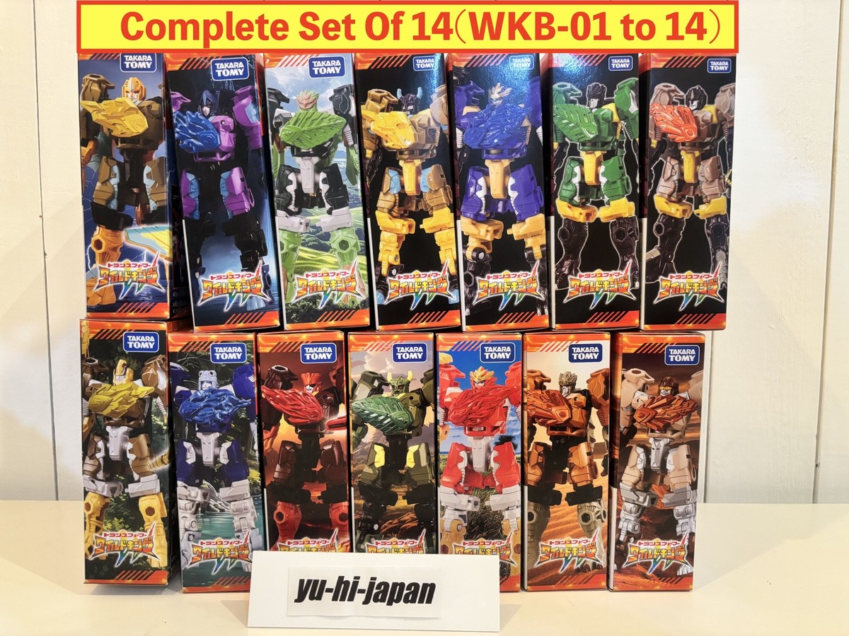 Transformers Wild King Energy Beast Complete Set 14 WKB-01 to -14