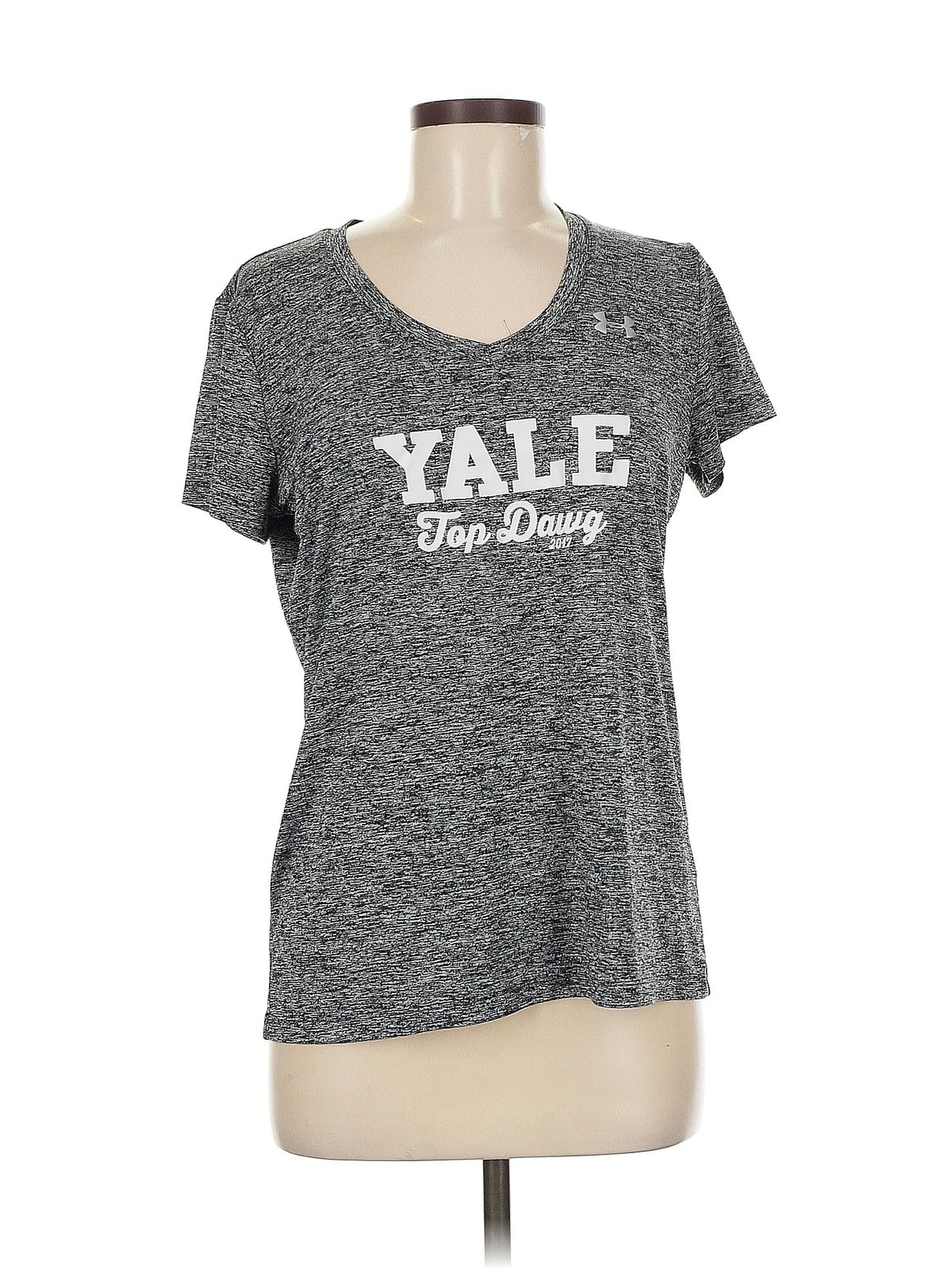 Under Armour Women Gray Short Sleeve T-Shirt M