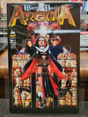Warrior Nun Areala Portraits #1 - Antarctic Press 1996 Golden ''Areala'' letters