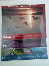 2013/2014/2018 Sepac Beautiful Corners Of Europe Stamp Presentation Folders x3