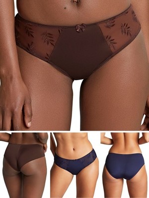 Panache Tango Slip Mid Rise gefüttert Schlüpfer halbtransparent Slip Dessous