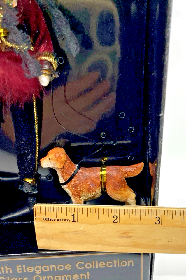 Vintage Soffieria De Carlini Ladies with Elegance Ornament 8