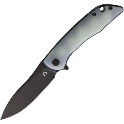 CMB Made Knives Blaze Model CMB06T - Linerlock Jade G10 Folding Black D2 Steel