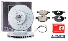 ZIMMERMANN / BREMBO BREMSENSATZ WK GELOCHT 348 VORNE BMW 5ER F10 F11 6ER F13 T