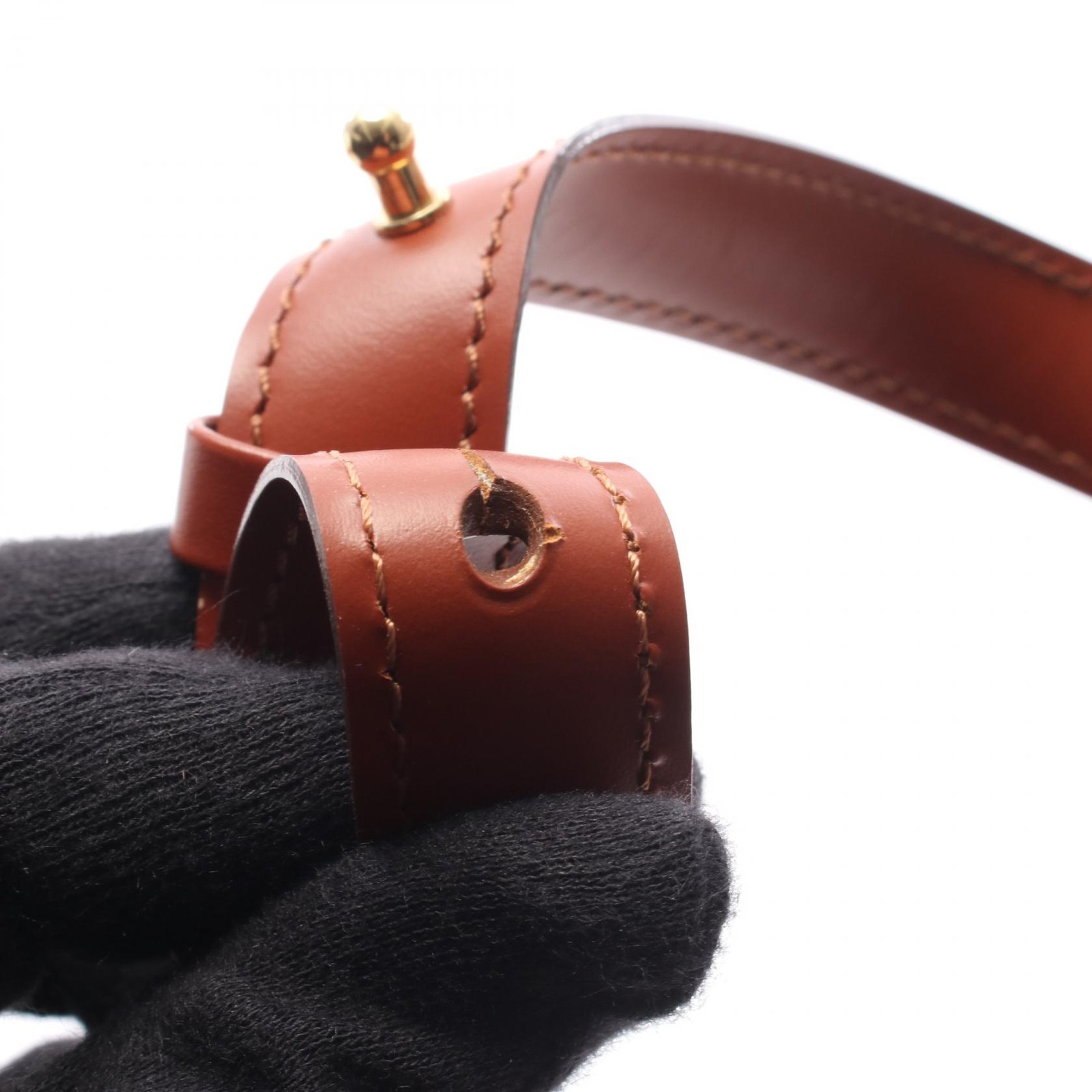 LOUIS VUITTON Cluny Shoulder Bag M52253 Epi leather Kenyan Brown Used Women LV thumbnail 6