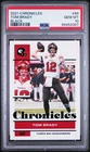2021 PANINI CHRONICLES BLACK PARALLEL #89 TOM BRADY FIRST #01/25 PSA 10 GEM MINT