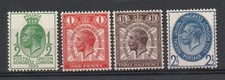 GB KGV  1929 SG434-7 Low Vals PUC ½d - 2½d. Unmounted Mint (BT146 )