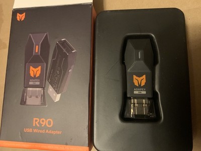 Compact R90 USB Wired Adapter With Turbo  Switch PS4 PS5 And More