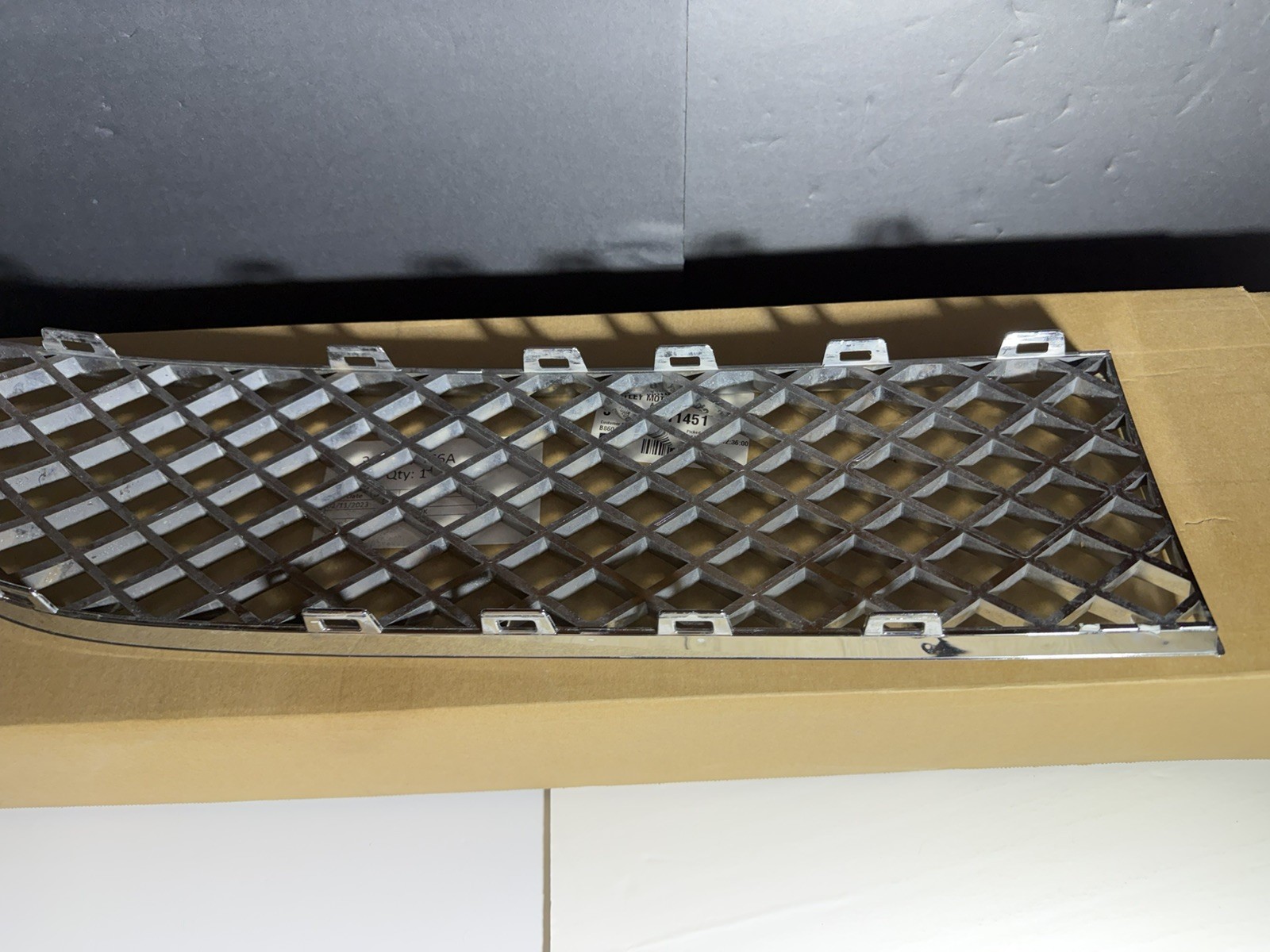 2018-2024 Bentley Continental GT GTC OEM Front Lower Right Grille 3SD807676A