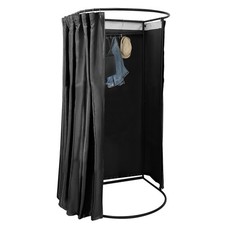 Umkleidekabine Freistehend Mobile Umkleidezelt Rahmen mit Vorhang Umkleideraum