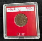 1862 Indian Head Penny United Staes 1 Cent Coin Uncirculated